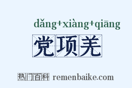 党项羌是什么意思的图片